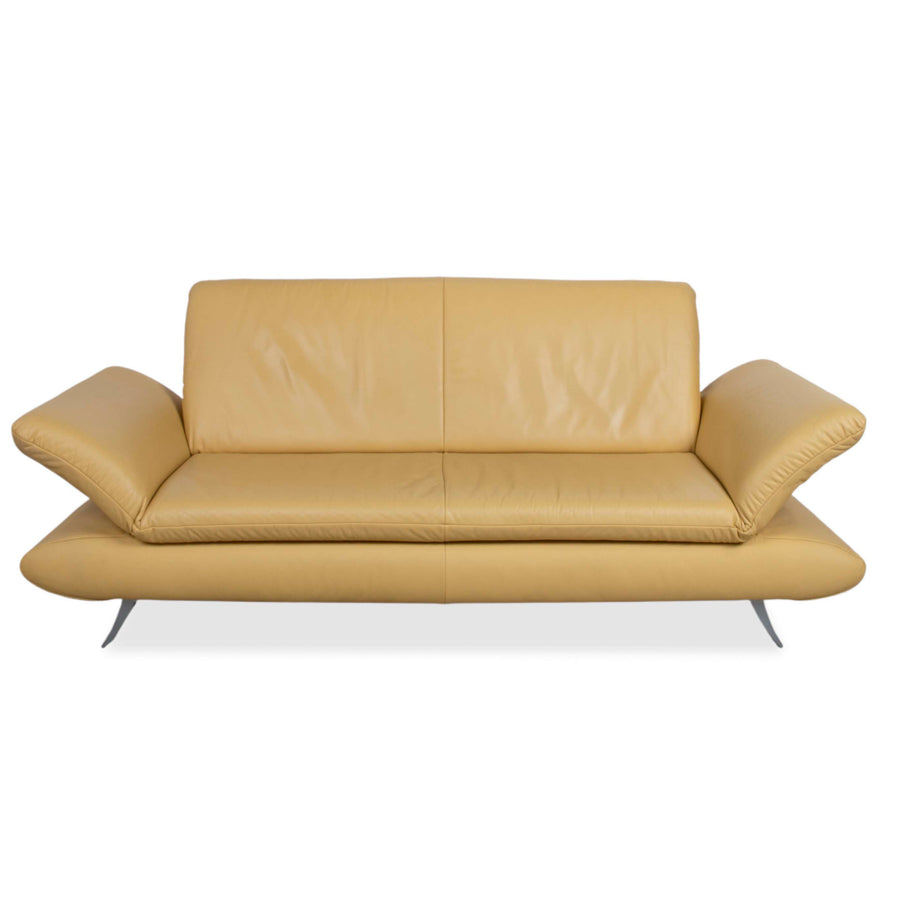 Koinor Rossini Leder Zweisitzer Gelb manuelle Funktion