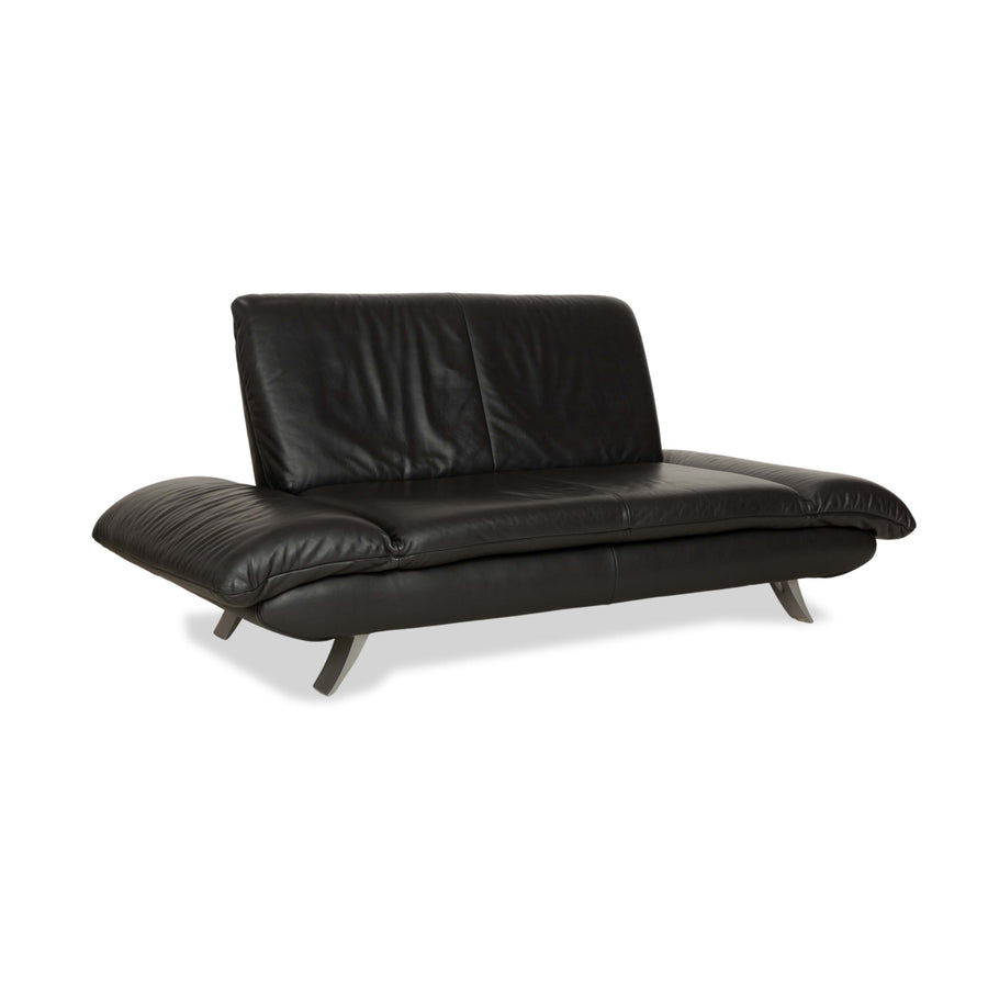 Koinor Rossini Leder Zweisitzer Grau Anthrazit manuelle Funktion Sofa Couch