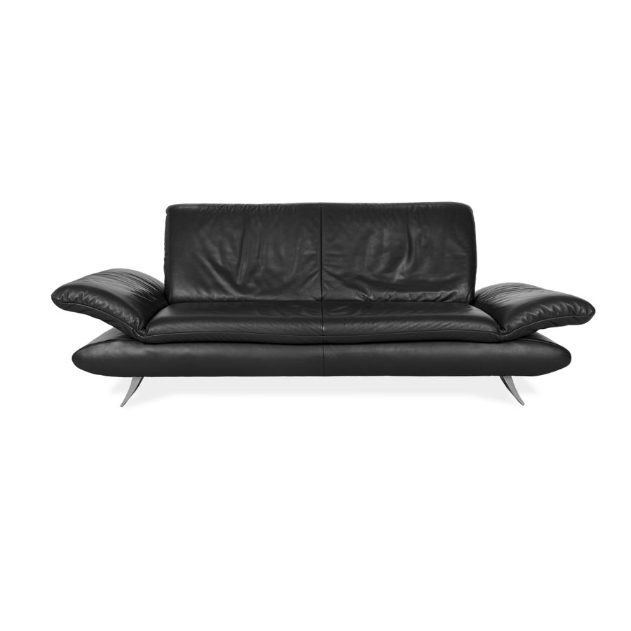 Koinor Rossini Leder Zweisitzer Grau Anthrazit manuelle Funktion Sofa Couch