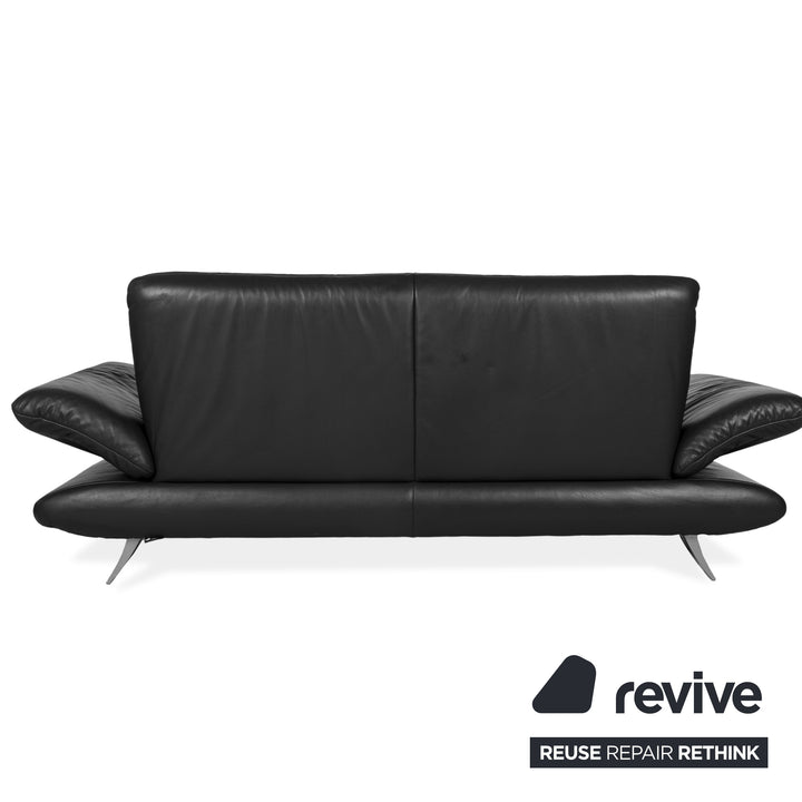 Koinor Rossini Leder Zweisitzer Grau Anthrazit manuelle Funktion Sofa Couch