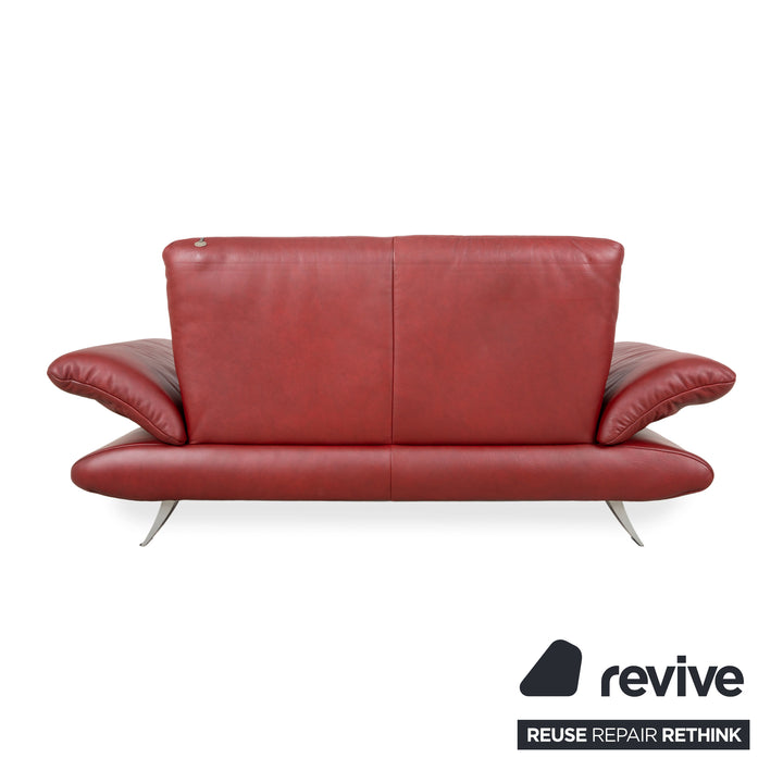 Koinor Rossini Leder Zweisitzer Rot Rubin manuelle Funktion Sofa Couch