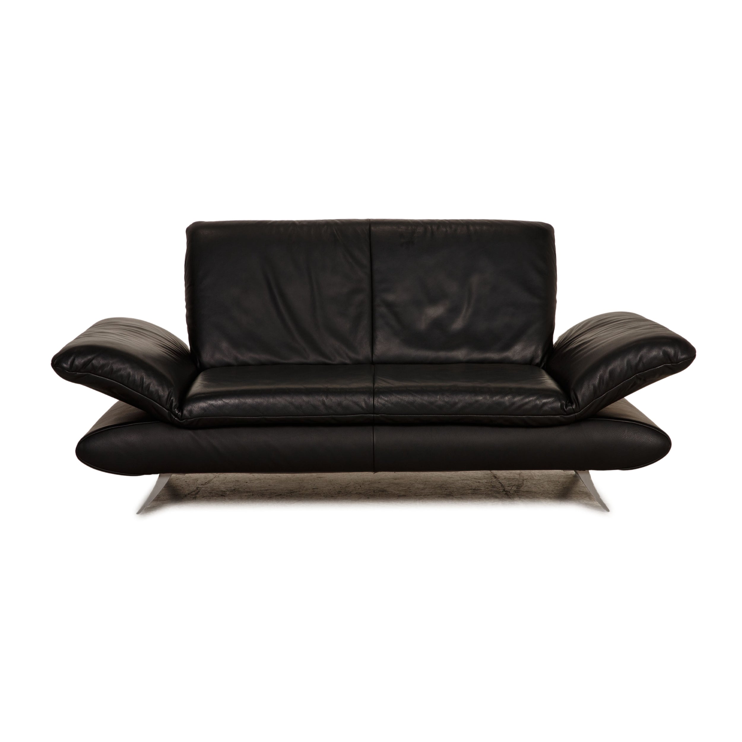 Koinor Rossini Leder Zweisitzer Schwarz Sofa Couch Funktion