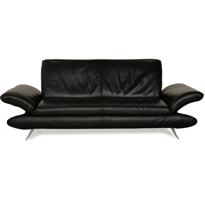 Koinor Rossini Leder Zweisitzer Schwarz Sofa Couch Funktion