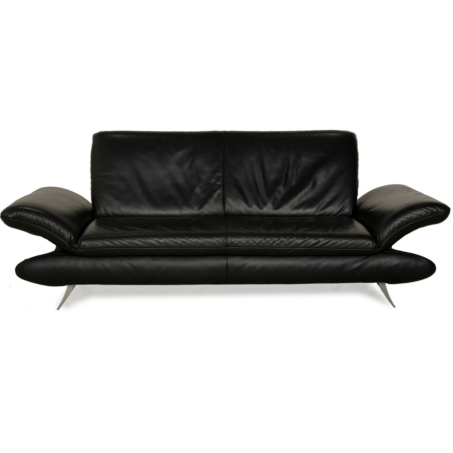Koinor Rossini Leder Zweisitzer Schwarz Sofa Couch Funktion