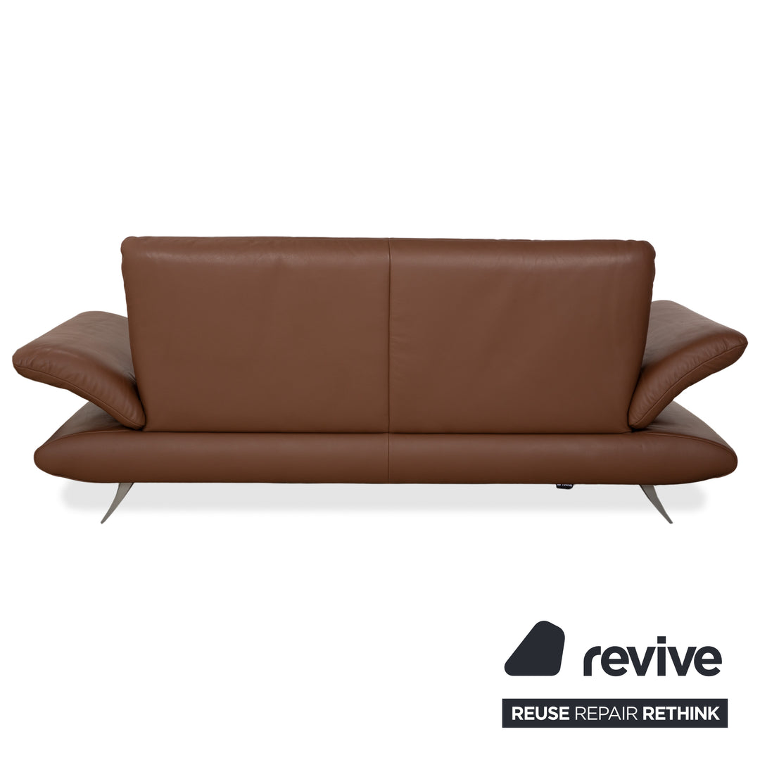 Koinor Rossini Leder Zweisitzer Sessel Braun manuelle Funktion Sofa Couch