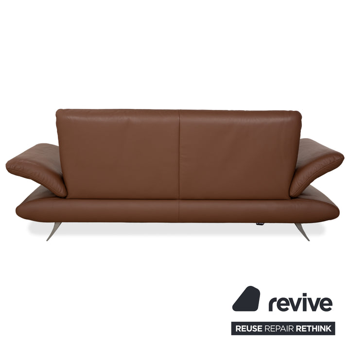 Koinor Rossini Leder Zweisitzer Sessel Braun manuelle Funktion Sofa Couch