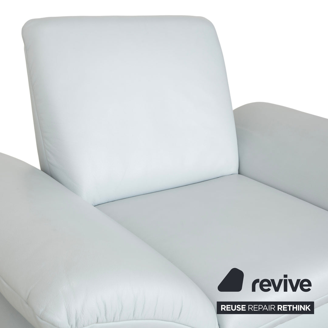 Koinor Rossini armchair, light blue, manual function