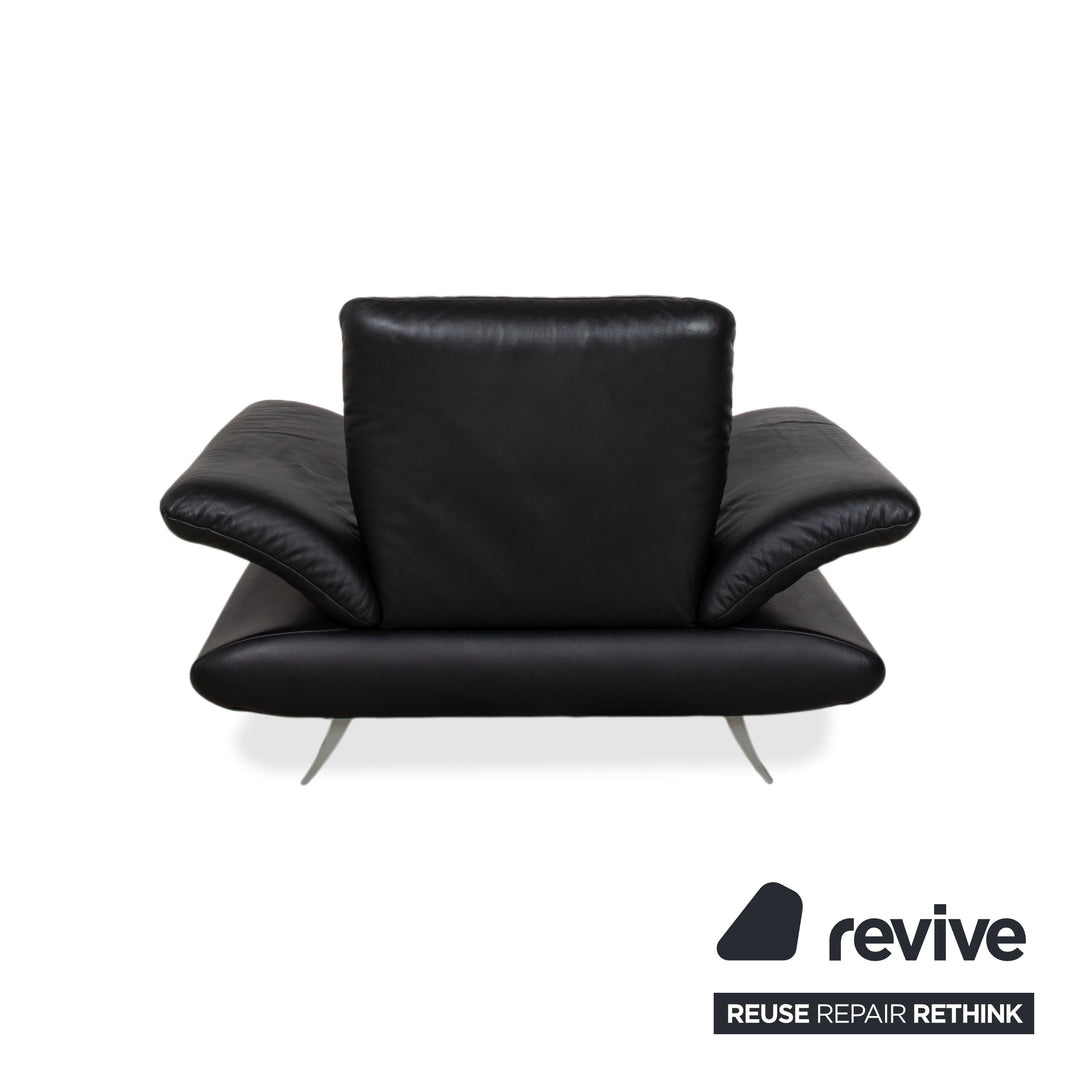 Koinor Rossini Sessel Leder Sofa Schwarz manuelle Funktion