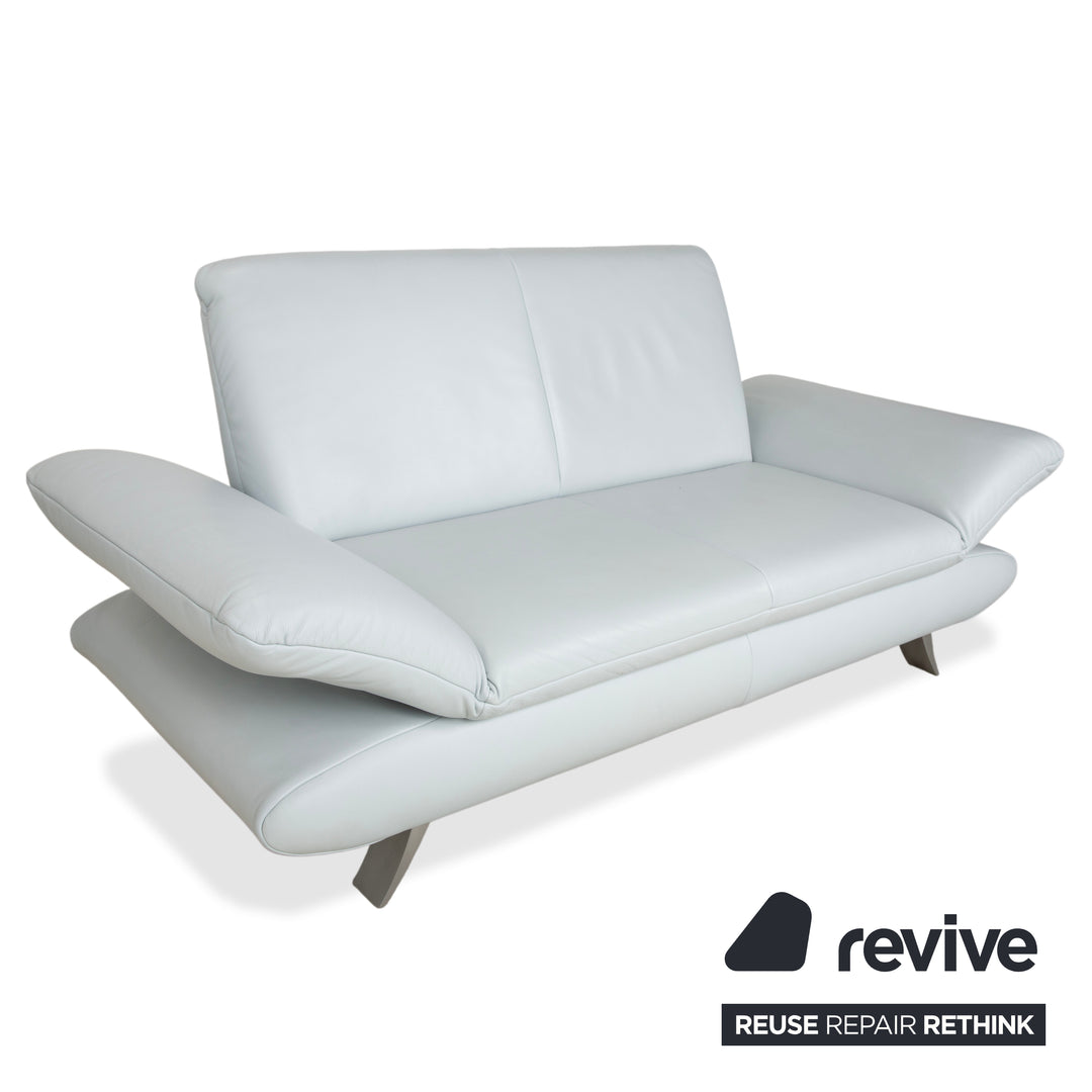 Koinor Rossini Zweisitzer Sofa Hellblau manuelle Funktion