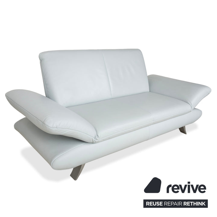 Koinor Rossini Zweisitzer Sofa Hellblau manuelle Funktion