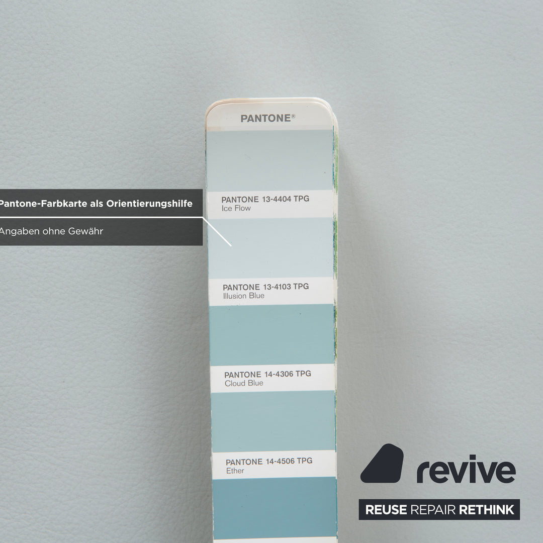 Koinor Rossini Zweisitzer Sofa Hellblau manuelle Funktion