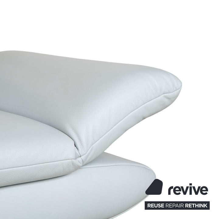 Koinor Rossini Zweisitzer Sofa Hellblau manuelle Funktion