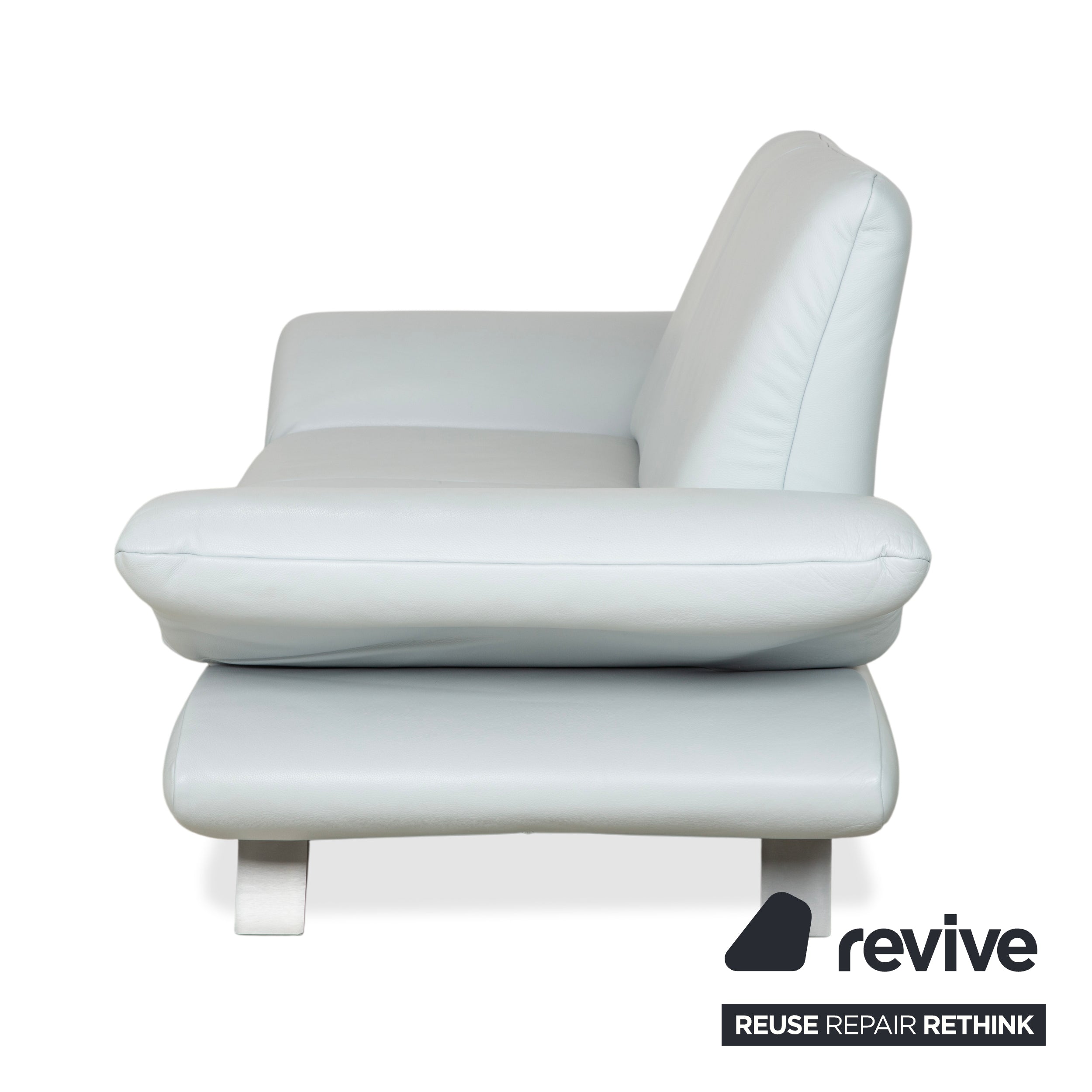 Koinor Rossini Zweisitzer Sofa Hellblau manuelle Funktion