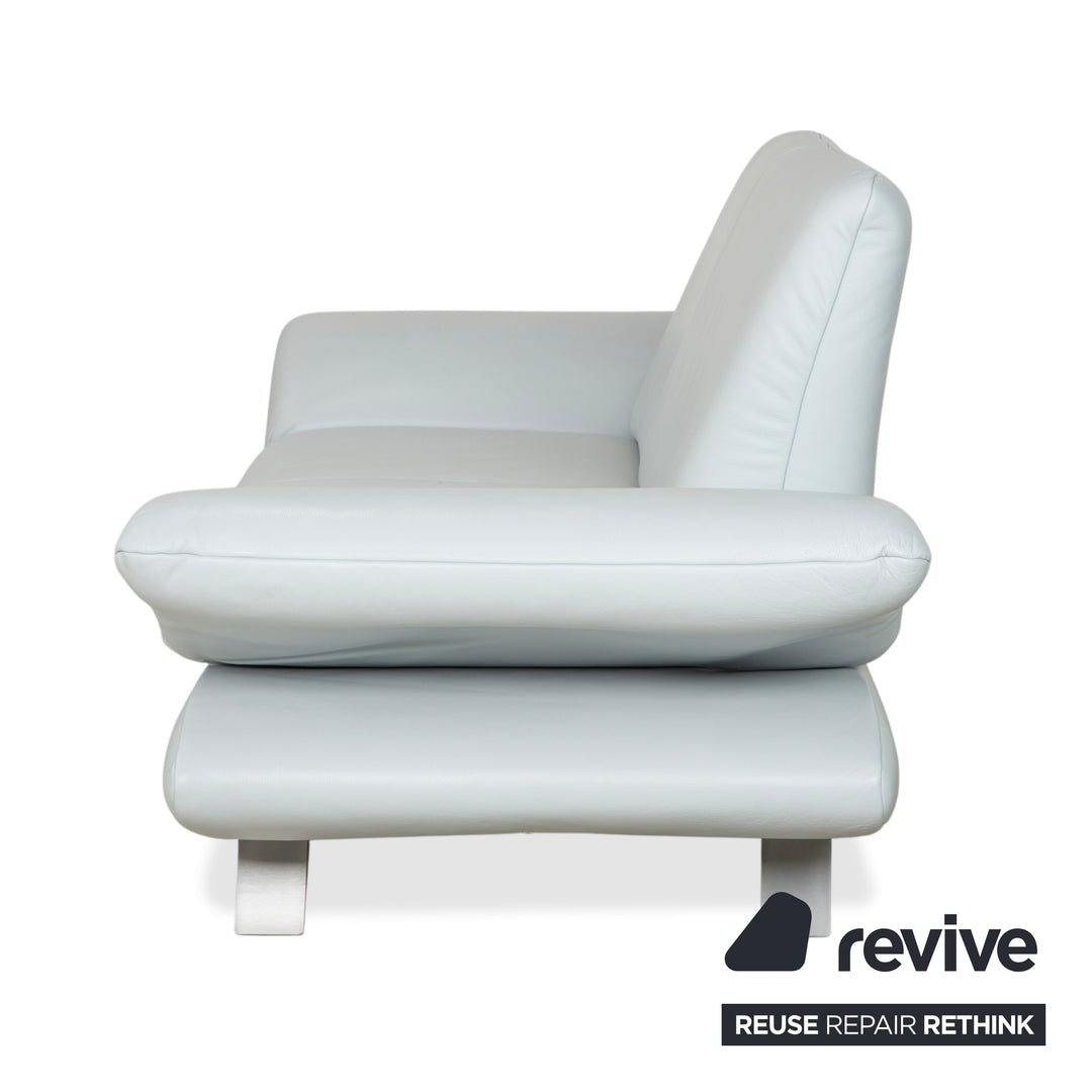 Koinor Rossini Zweisitzer Sofa Hellblau manuelle Funktion