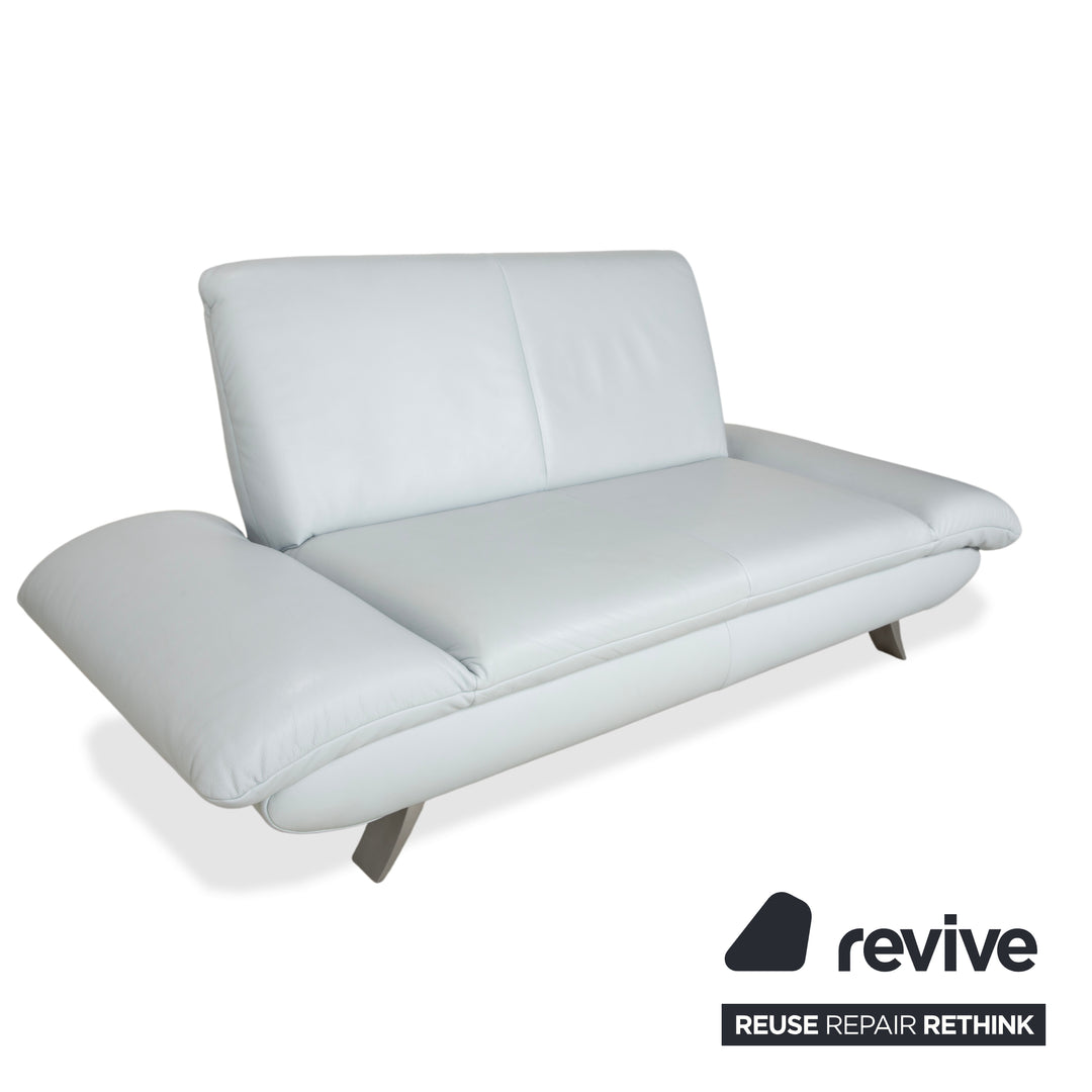 Koinor Rossini Zweisitzer Sofa Hellblau manuelle Funktion