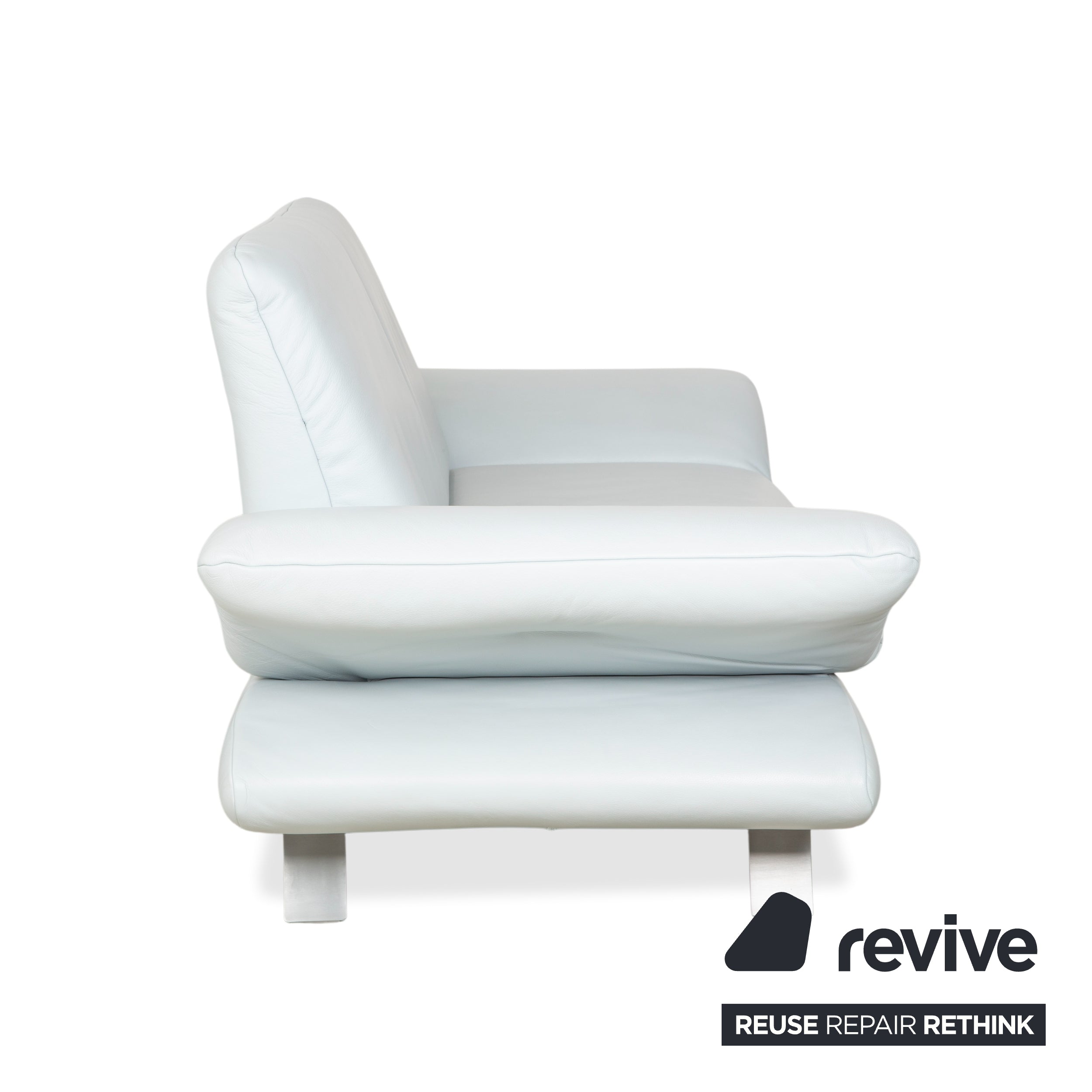 Koinor Rossini Zweisitzer Sofa Sessel Hellblau manuelle Funktion