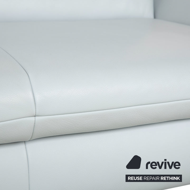 Koinor Rossini Two-Seater Sofa Armchair Light Blue Manual Function