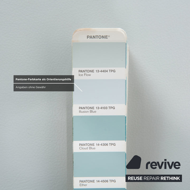 Koinor Rossini Two-Seater Sofa Armchair Light Blue Manual Function