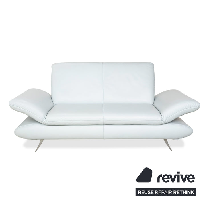 Koinor Rossini Zweisitzer Sofa Sessel Hellblau manuelle Funktion