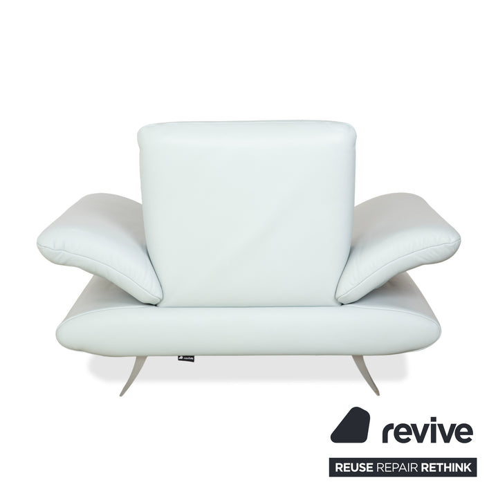 Koinor Rossini Zweisitzer Sofa Sessel Hellblau manuelle Funktion