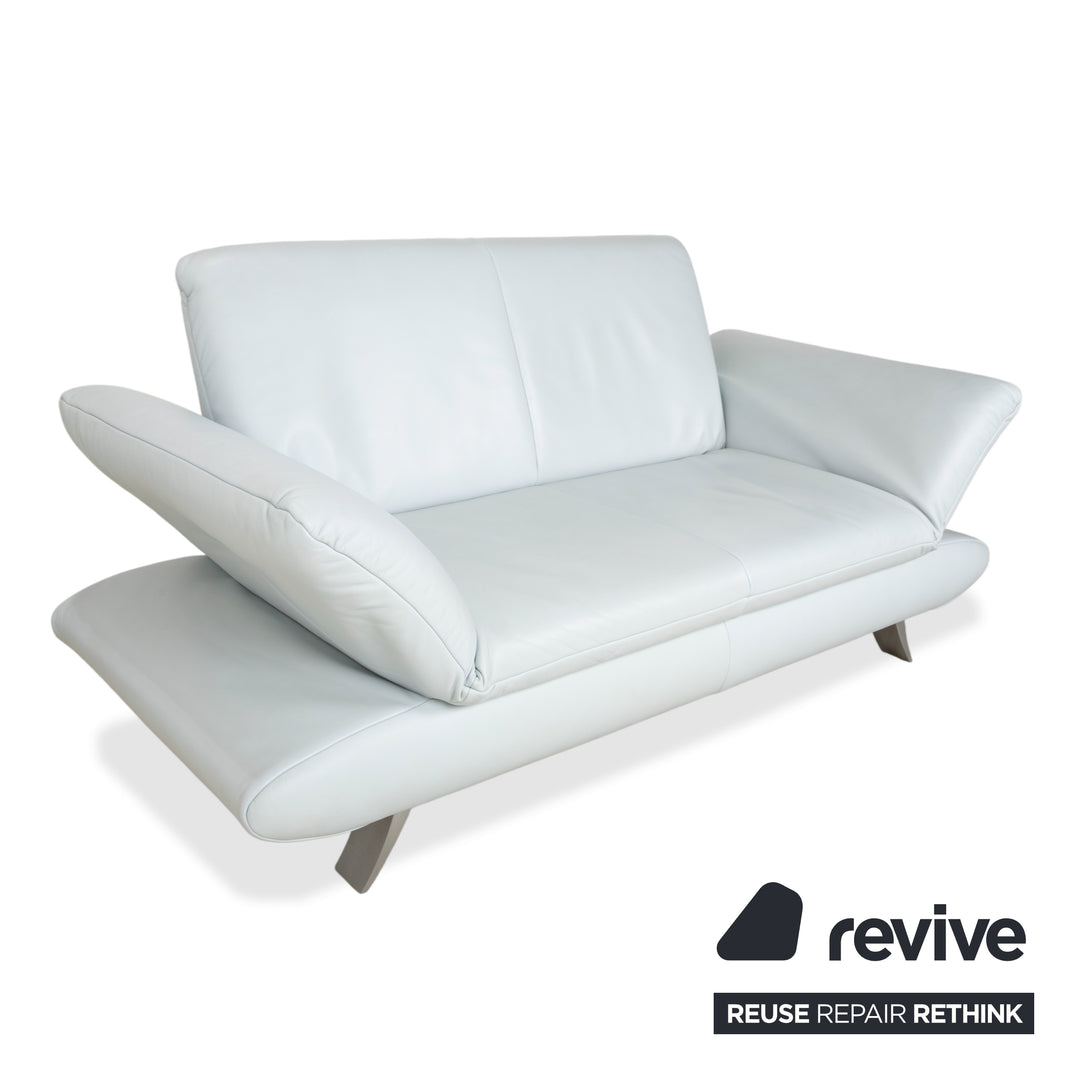 Koinor Rossini Zweisitzer Sofa Sessel Hellblau manuelle Funktion