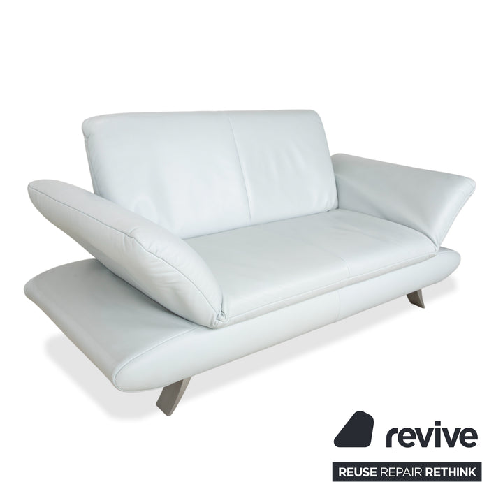 Koinor Rossini Zweisitzer Sofa Sessel Hellblau manuelle Funktion