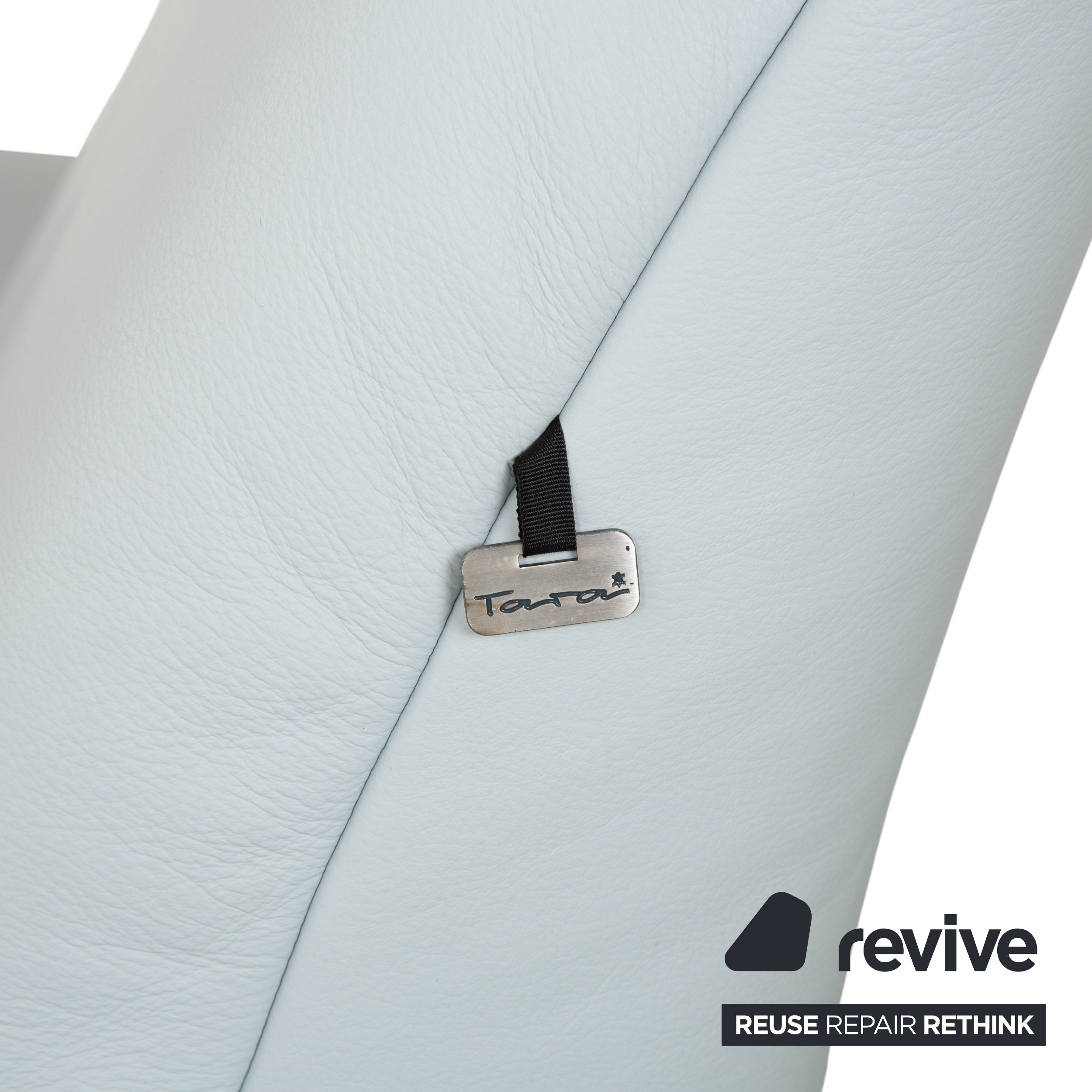 Koinor Rossini Zweisitzer Sofa Sessel Hellblau manuelle Funktion