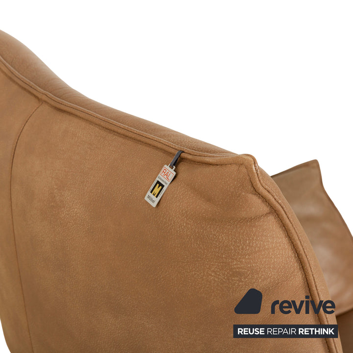 Koinor Safira Leather Armchair Beige Camel electr. Battery function