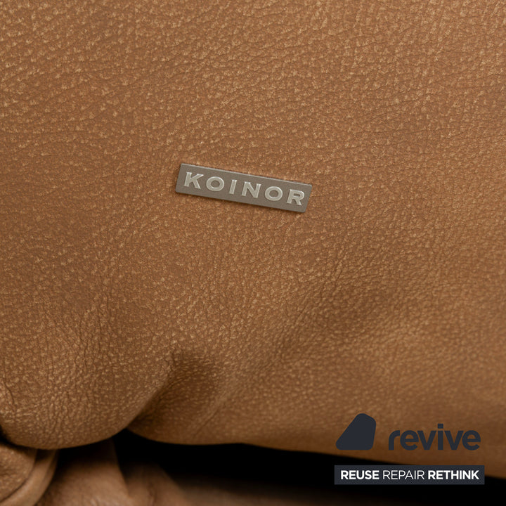 Koinor Safira Leather Armchair Beige Camel electr. Battery function