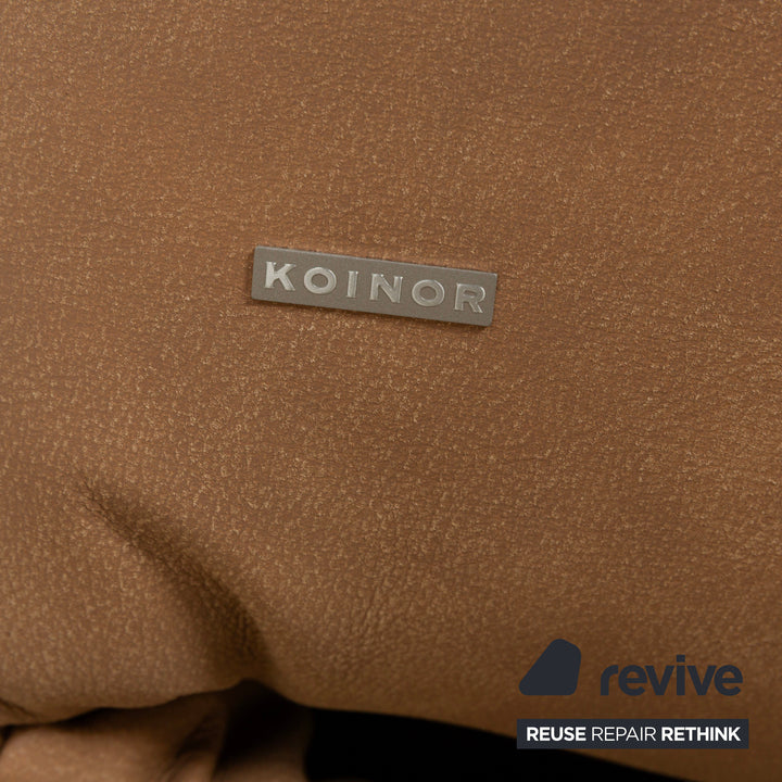 Koinor Safira Leather Armchair Beige Camel electr. Battery function