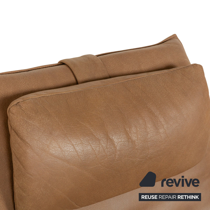 Koinor Safira Leather Armchair Beige Camel electr. Battery function