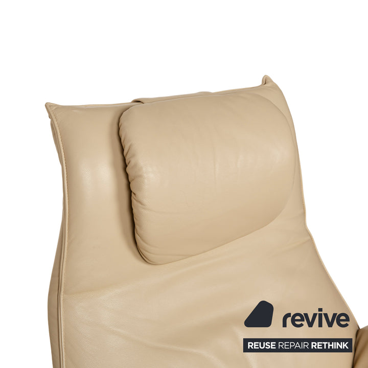 Koinor Safira Leder Sessel Beige elektrische Funktion Relaxfunktion