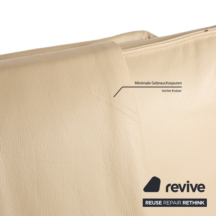 Koinor Safira Leder Sessel Beige elektrische Funktion Relaxfunktion