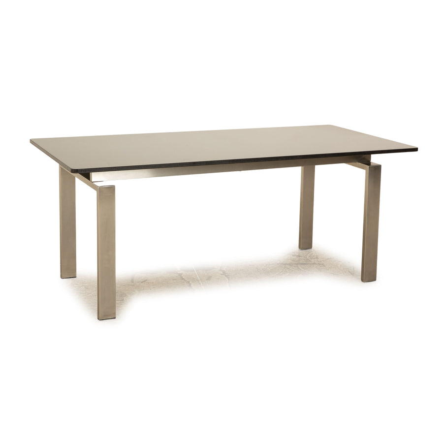 Koinor stone dining table gray granite 179 x 74 x 90 cm