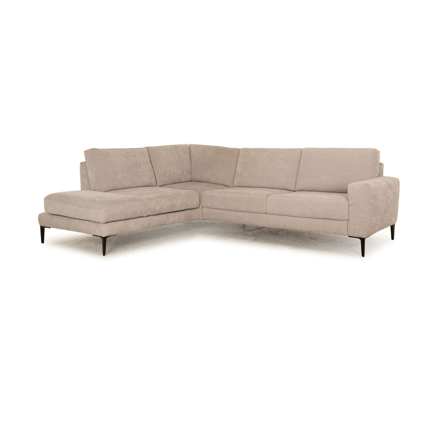 Koinor Upgrade Fabric Corner Sofa Grey Taupe Manual Function Sofa Couch