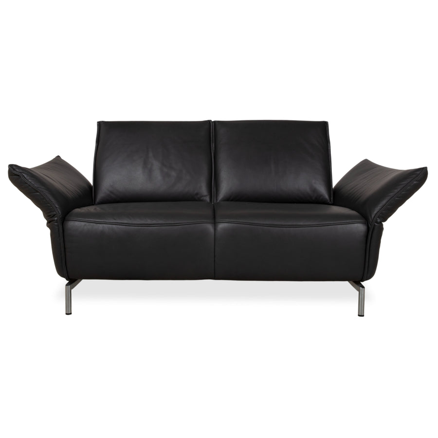 Koinor Vanda canapé deux places en cuir anthracite fonction manuelle