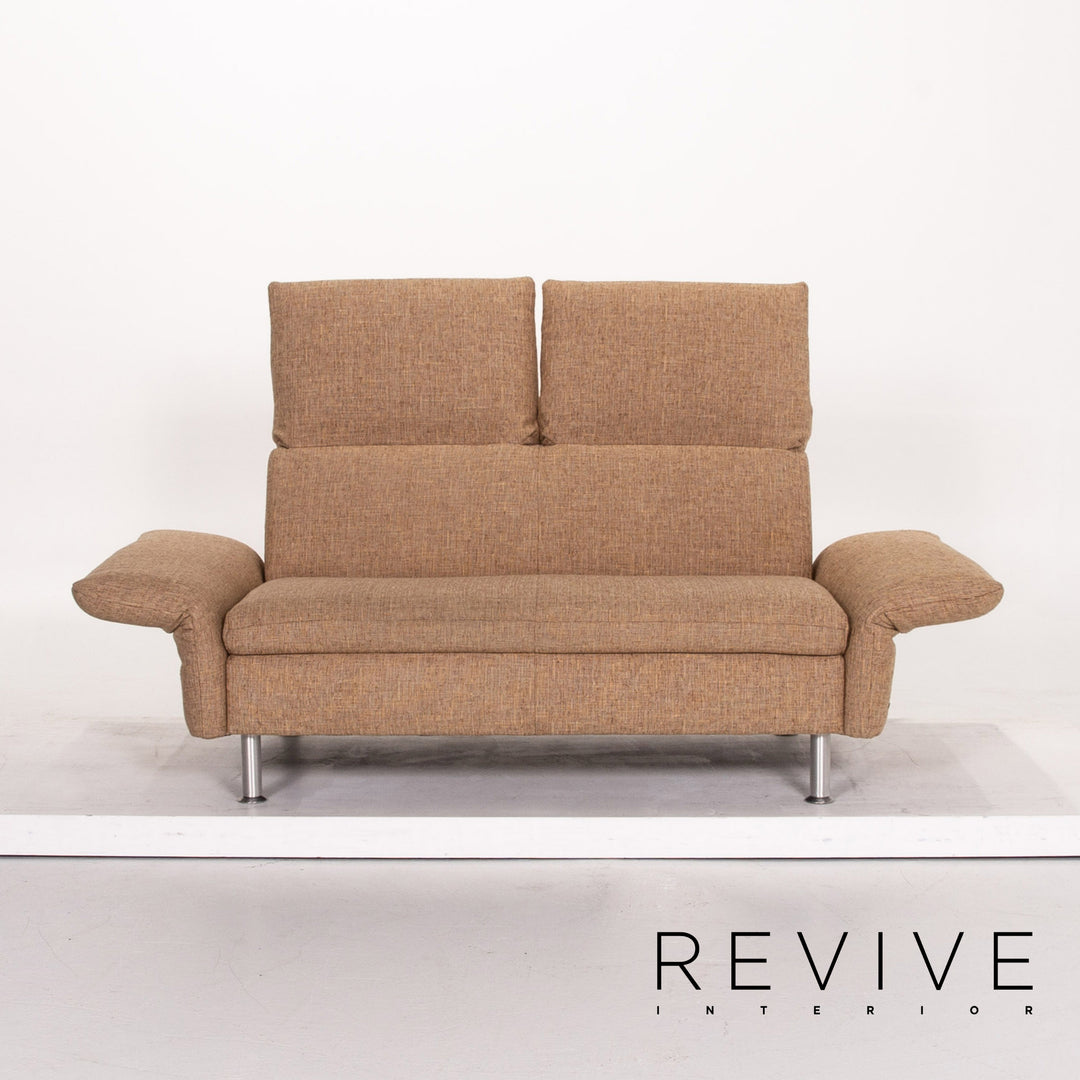 Koinor Vittoria Stoff Zweisitzer Beige manuelle Funktion Sofa Couch