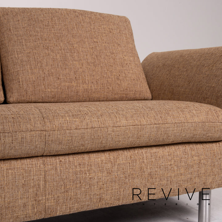 Koinor Vittoria Stoff Zweisitzer Beige manuelle Funktion Sofa Couch