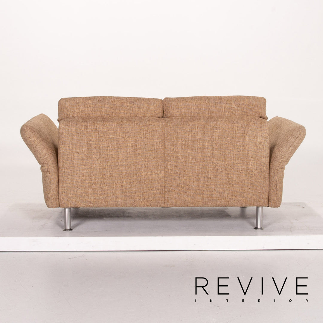 Koinor Vittoria Stoff Zweisitzer Beige manuelle Funktion Sofa Couch