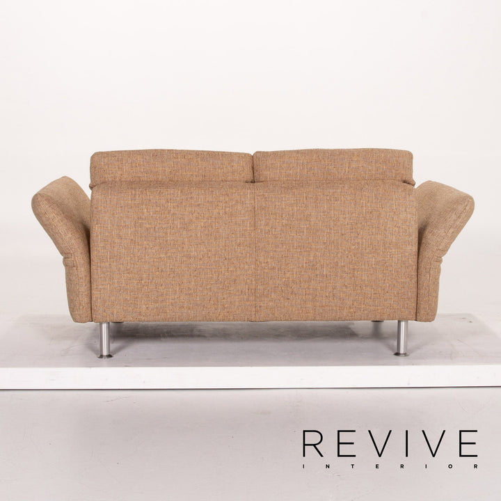 Koinor Vittoria Stoff Zweisitzer Beige manuelle Funktion Sofa Couch