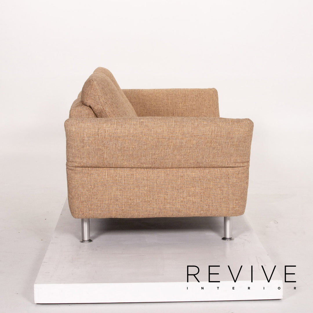 Koinor Vittoria Stoff Zweisitzer Beige manuelle Funktion Sofa Couch