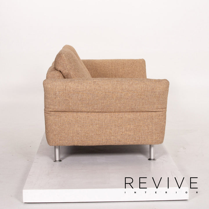 Koinor Vittoria Stoff Zweisitzer Beige manuelle Funktion Sofa Couch