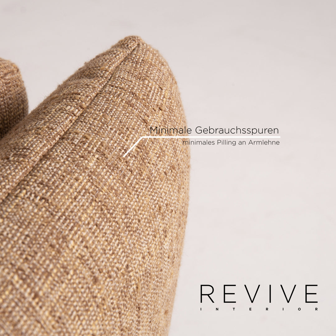 Koinor Vittoria Stoff Zweisitzer Beige manuelle Funktion Sofa Couch