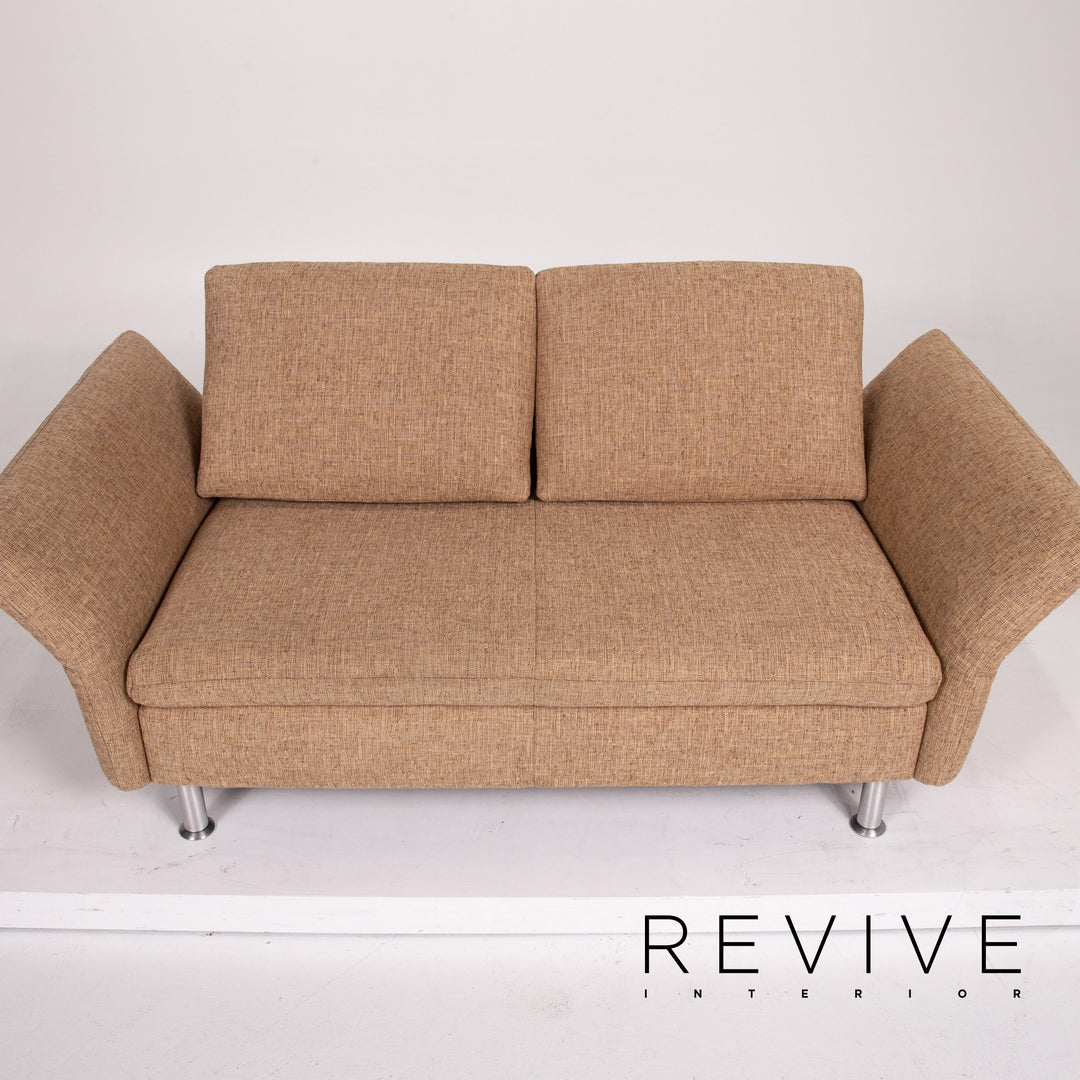 Koinor Vittoria Stoff Zweisitzer Beige manuelle Funktion Sofa Couch