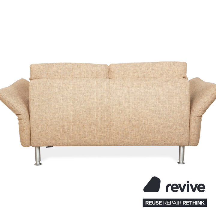 Koinor Vittoria Stoff Zweisitzer Beige manuelle Funktion Sofa Couch