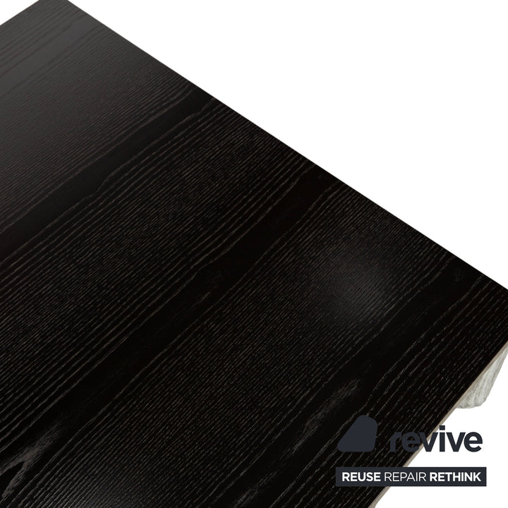 Koinor Volare Garnitur Leder Zweisitzer Dreisitzer Hocker Couchtisch Schwarz manuelle Funktion Sofa Couch