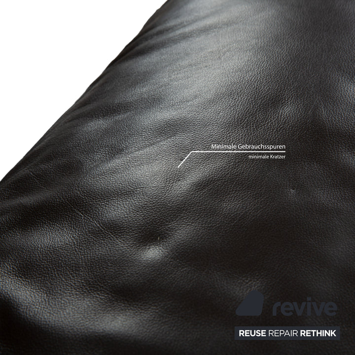 Koinor Volare Leather Three-Seater Dark Brown Manual Function Sofa Couch