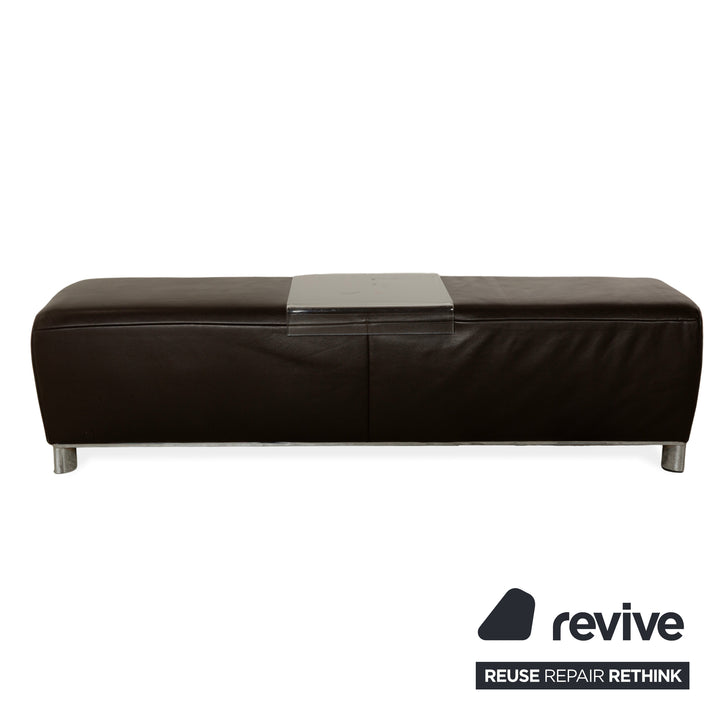 Koinor Volare Leather Stool Brown