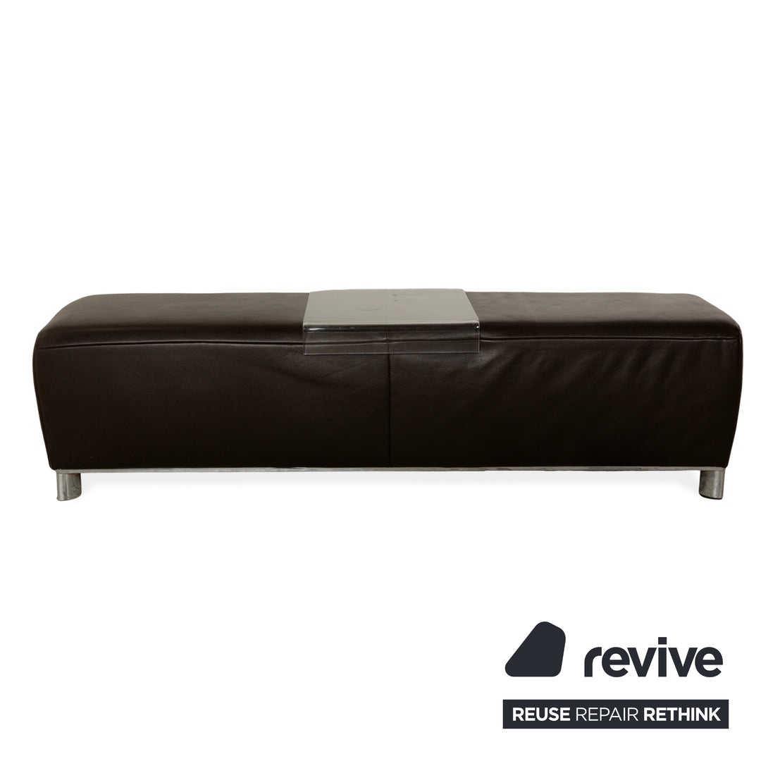 Koinor Volare Leather Stool Brown
