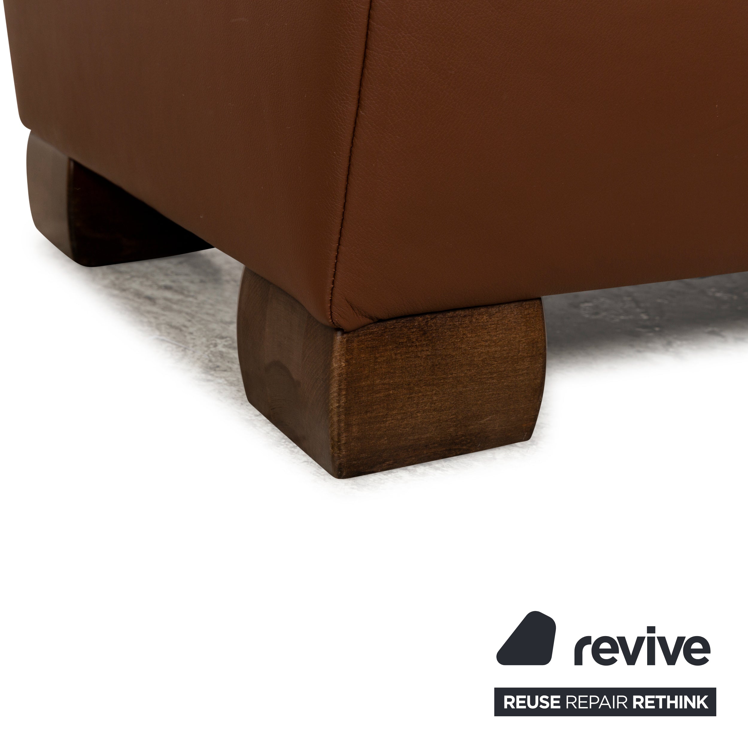 Koinor Volare Leather Stool Brown